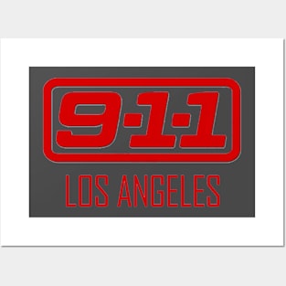 9-1-1 LA logo Posters and Art